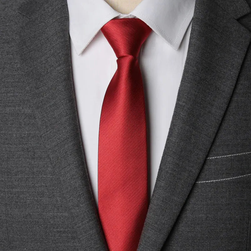Gravata Masculina Slim com Zíper – Elegância e Praticidade