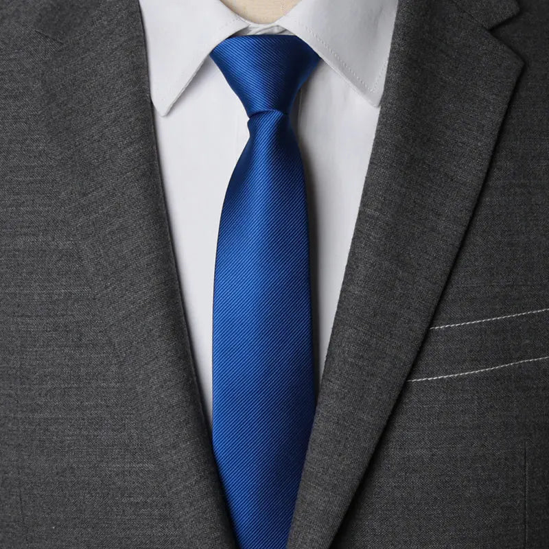 Gravata Masculina Slim com Zíper – Elegância e Praticidade