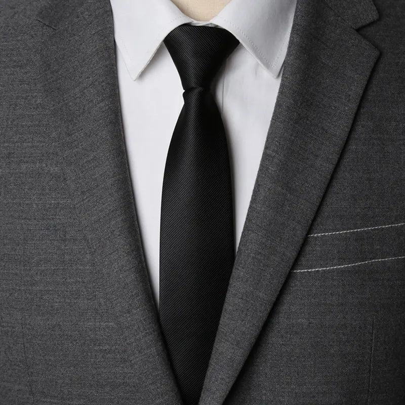 Gravata Masculina Slim com Zíper – Elegância e Praticidade
