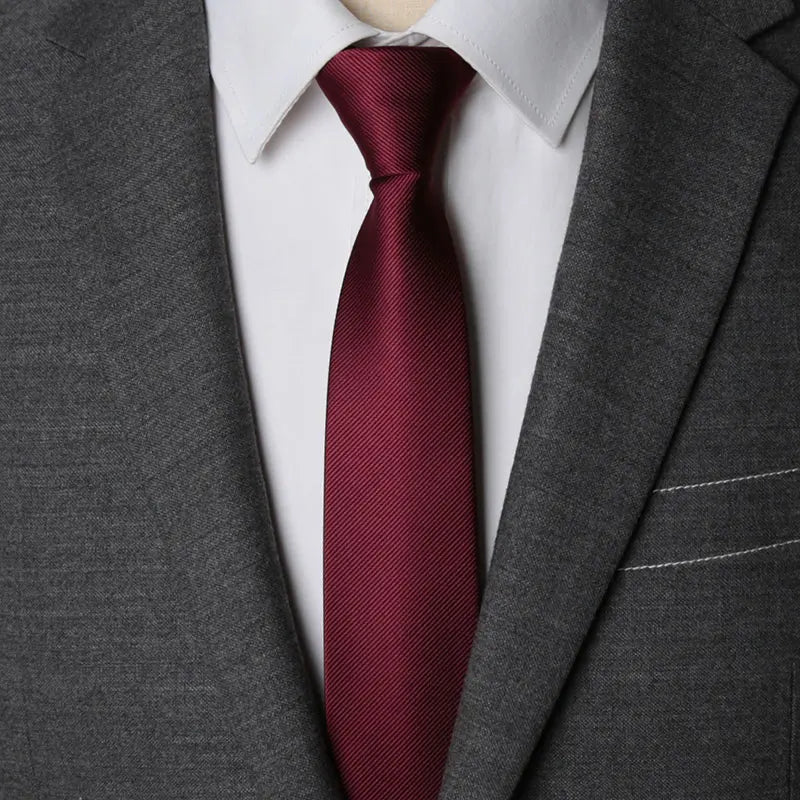 Gravata Masculina Slim com Zíper – Elegância e Praticidade