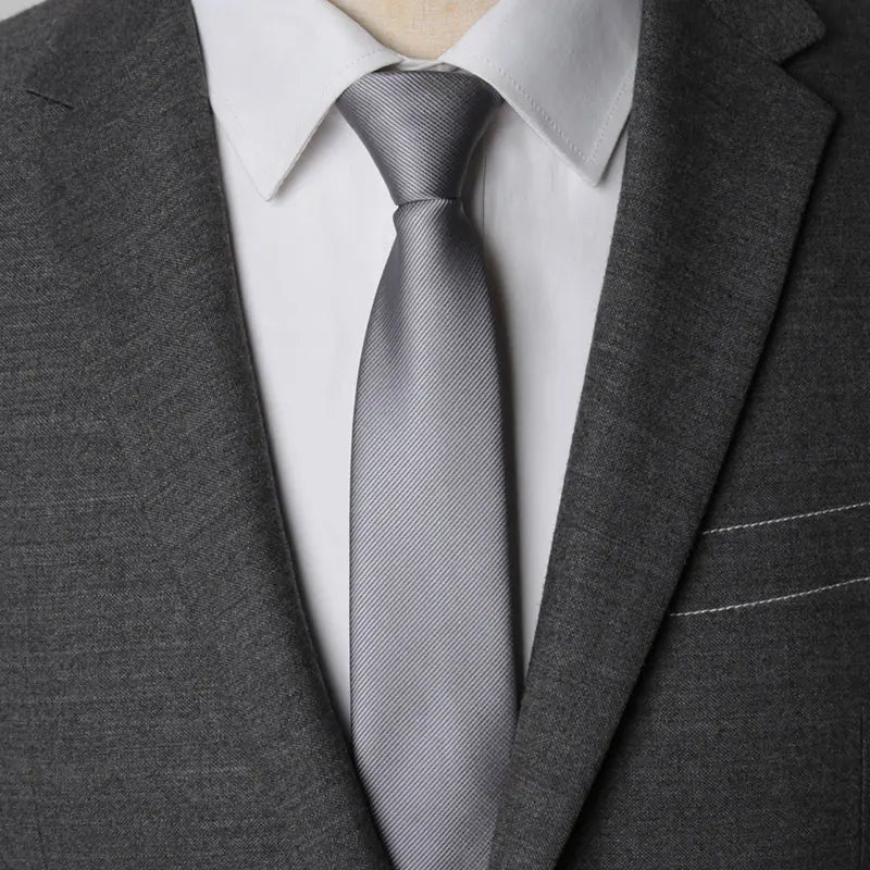 Gravata Masculina Slim com Zíper – Elegância e Praticidade