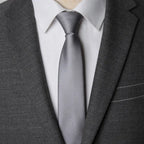 Gravata Masculina Slim com Zíper – Elegância e Praticidade