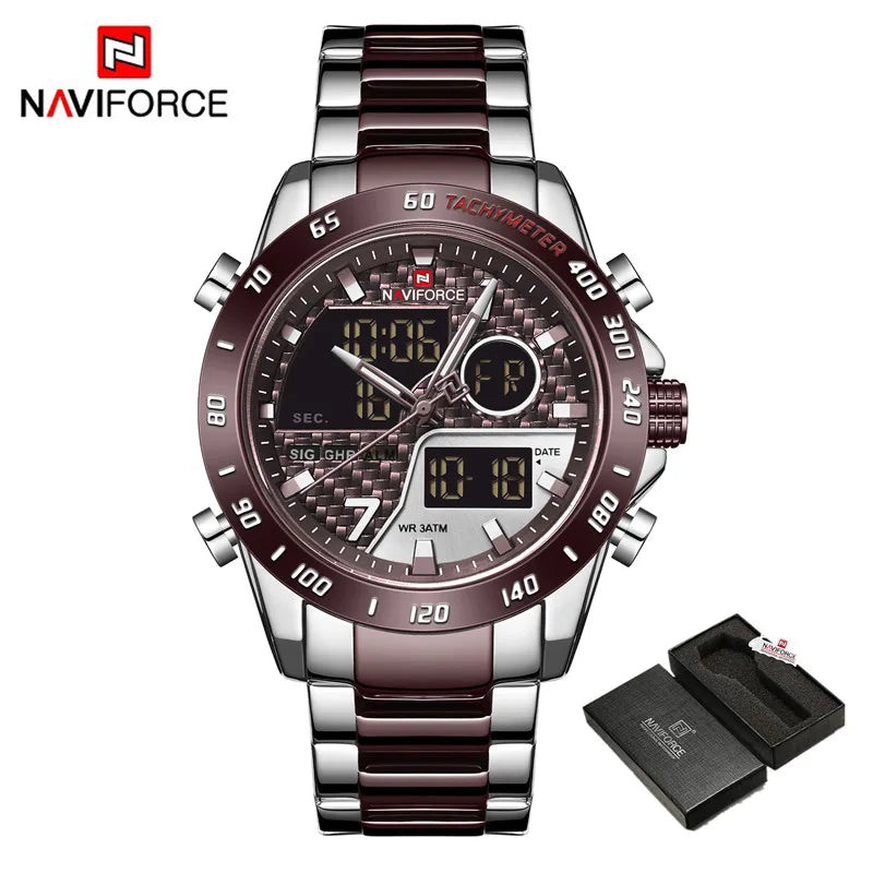 Relógio Masculino NAVIFORCE NF9171 Analógico-Digital