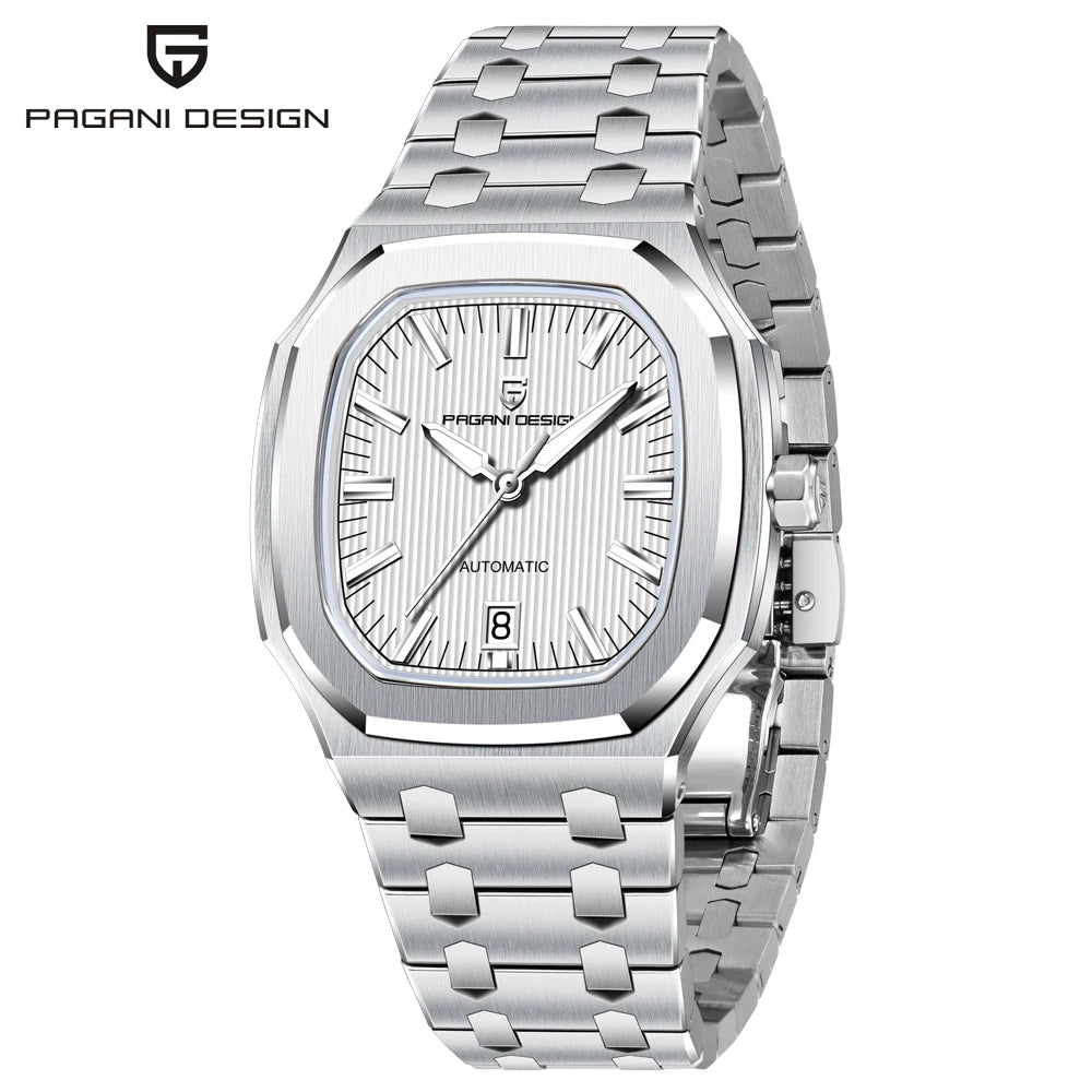 Relógio Masculino PAGANI DESIGN PD-YS033 Automático | Safira e Aço