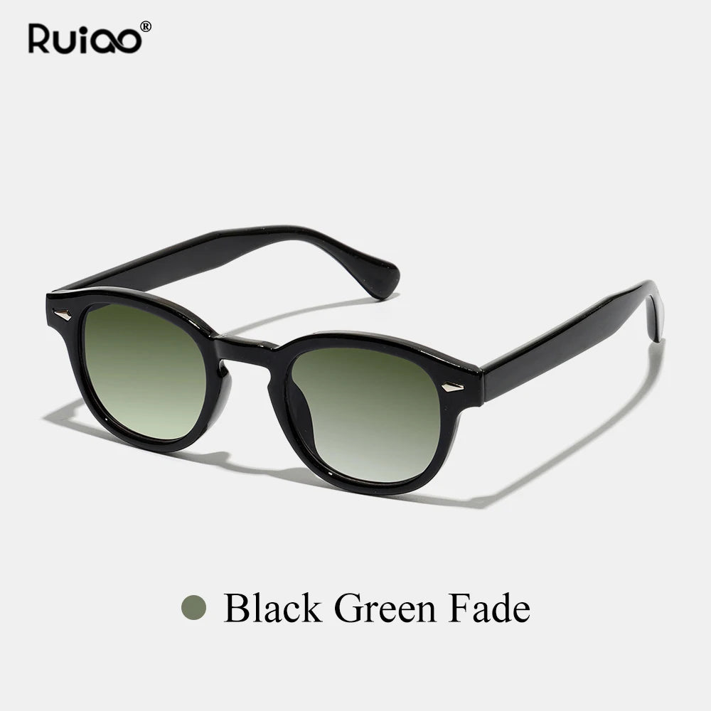 Óculos de Sol Redondo Ruiao Unissex com Proteção UV400
