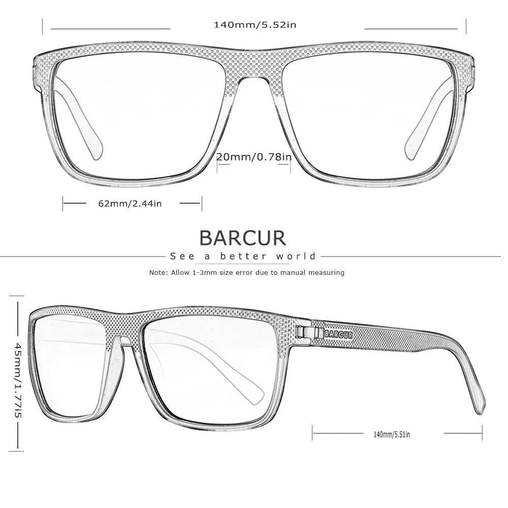 Óculos de Sol BARCUR BC2139 Polarizado UV400