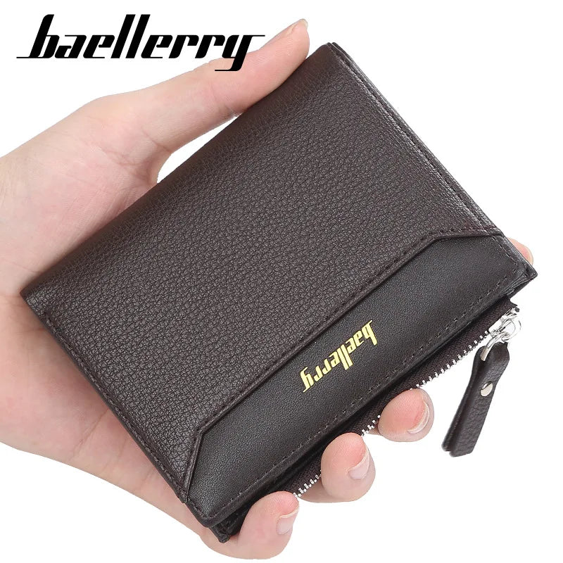 Carteira Baellerry Compacta com Porta-Cartões e Bolso para Moedas
