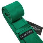 Kit Gravata Masculina e Lenço de Bolso Barry.Wang