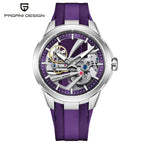 Relógio Masculino Automático Skeleton PAGANI DESIGN PD-YS030 | Safira AR | 10 Bar