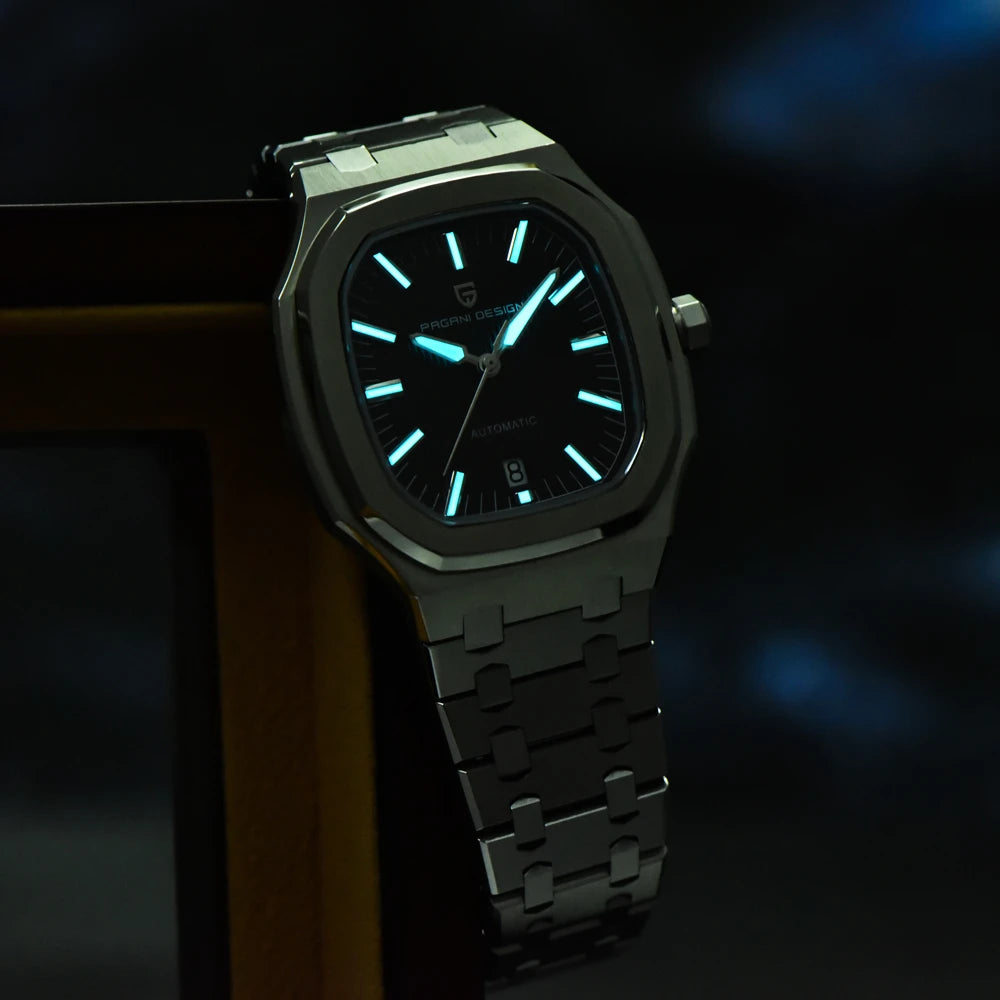 Relógio Masculino PAGANI DESIGN PD-YS033 Automático | Safira e Aço