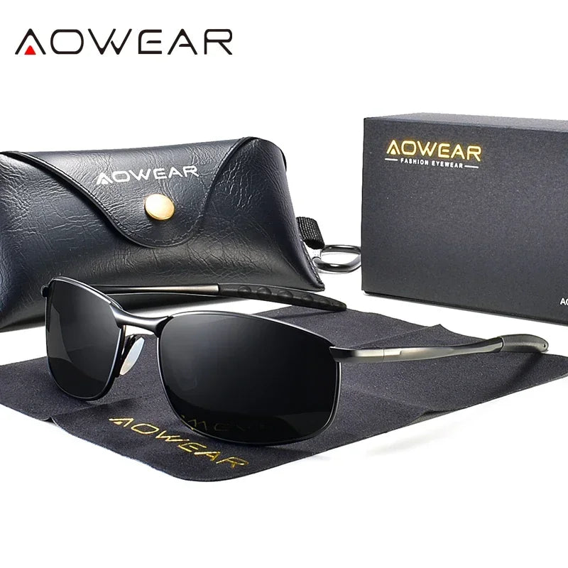 Óculos de Sol AOWEAR Retrô Polarizado UV400