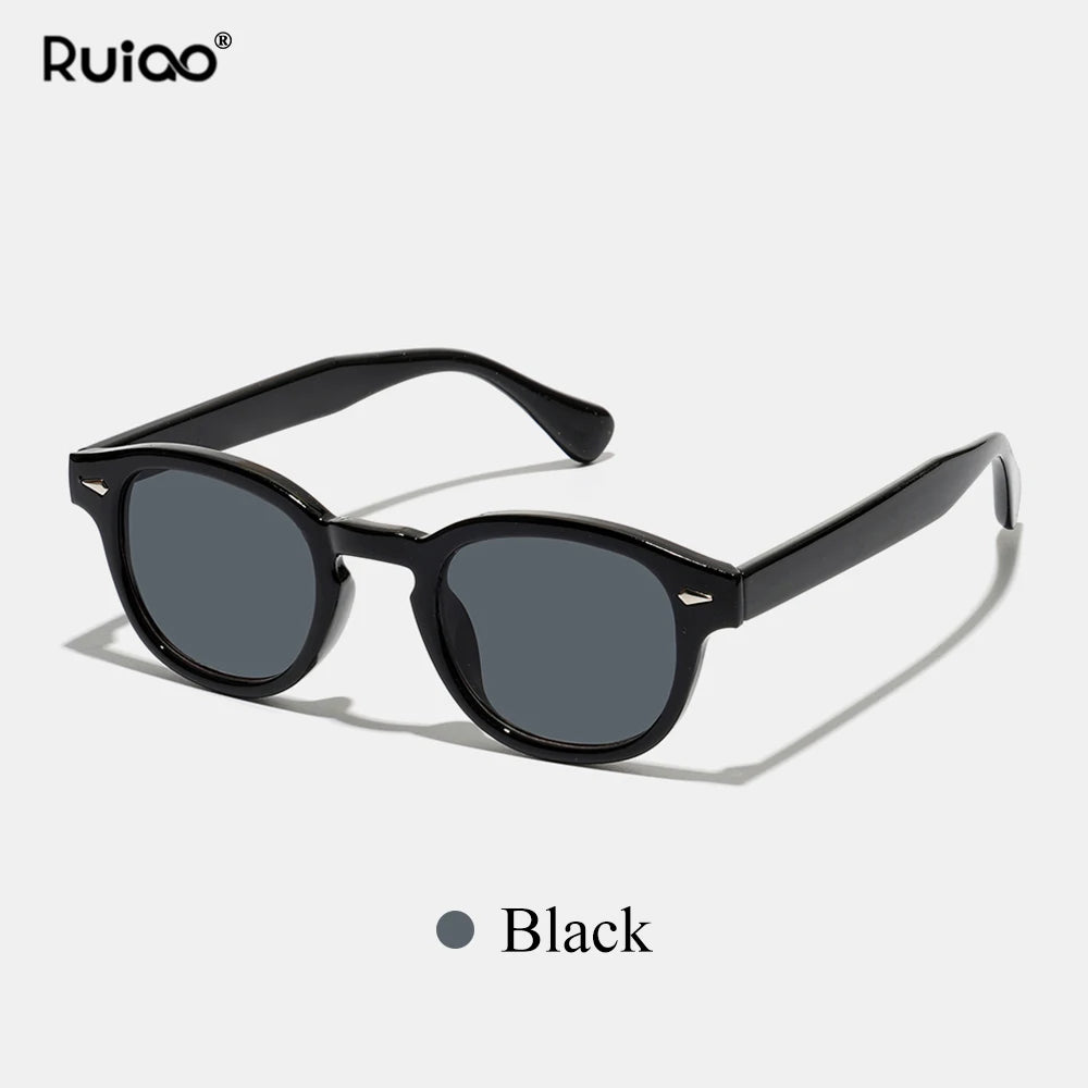 Óculos de Sol Redondo Ruiao Unissex com Proteção UV400
