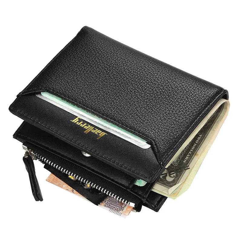 Carteira Baellerry Compacta com Porta-Cartões e Bolso para Moedas