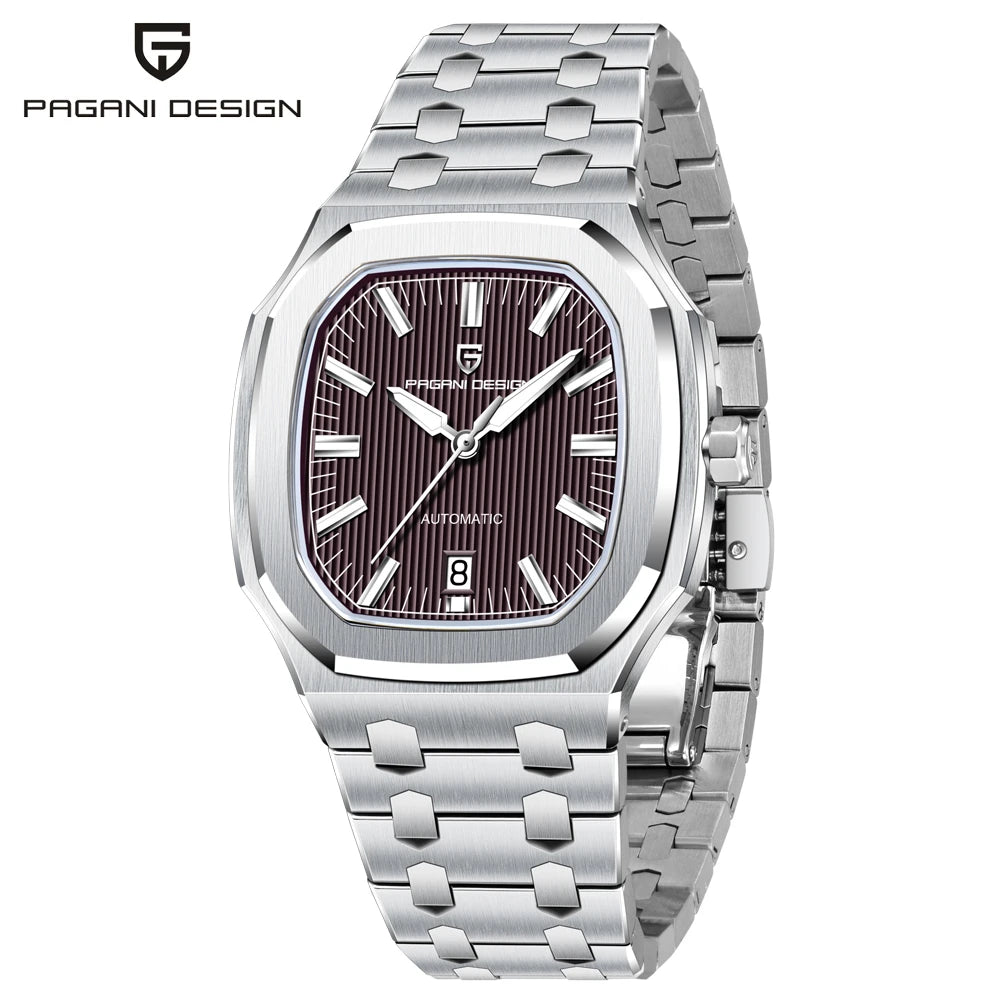 Relógio Masculino PAGANI DESIGN PD-YS033 Automático | Safira e Aço