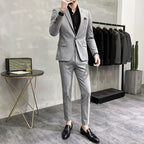 Terno Masculino Slim de Duas Peças – Paletó e Calça