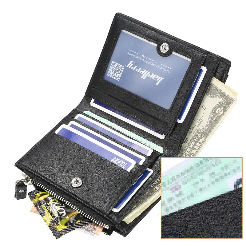 Carteira Baellerry Compacta com Porta-Cartões e Bolso para Moedas