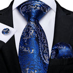 Conjunto Gravata Masculina Clássica 8 cm com Lenço de Bolso
