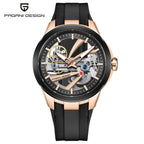 Relógio Masculino Automático Skeleton PAGANI DESIGN PD-YS030 | Safira AR | 10 Bar