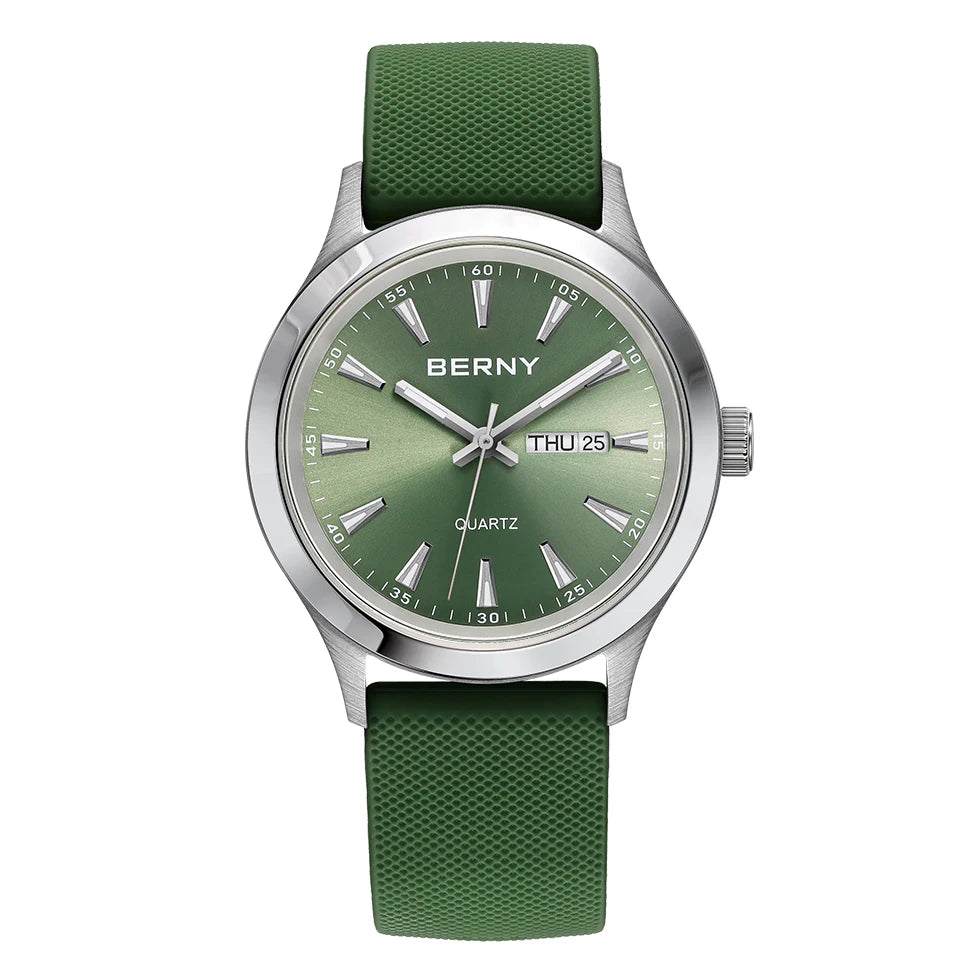 BERNY 2676MSC — Relógio Quartz Japonês Miyota | Elegance 40mm