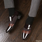 Sapato Masculino Slip-On Casual com Solado de Borracha