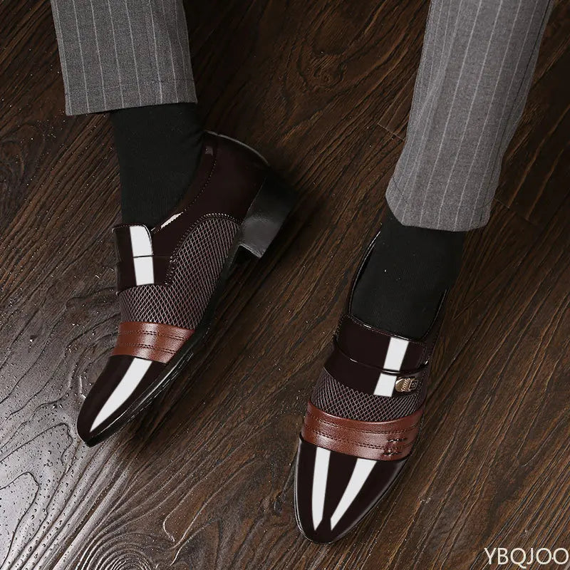 Sapato Masculino Slip-On Casual com Solado de Borracha