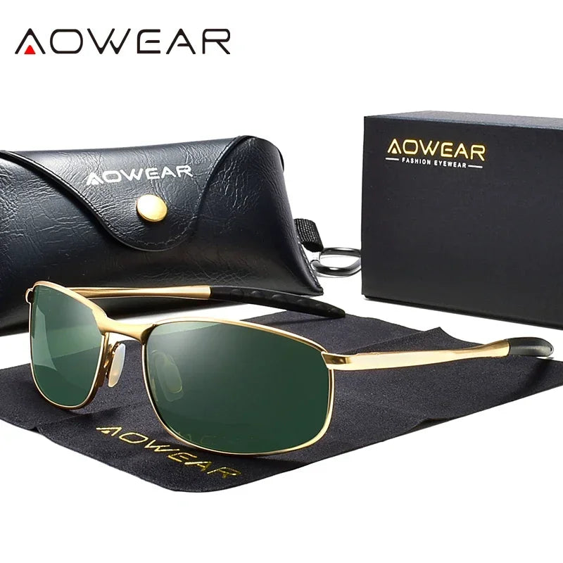 Óculos de Sol AOWEAR Retrô Polarizado UV400