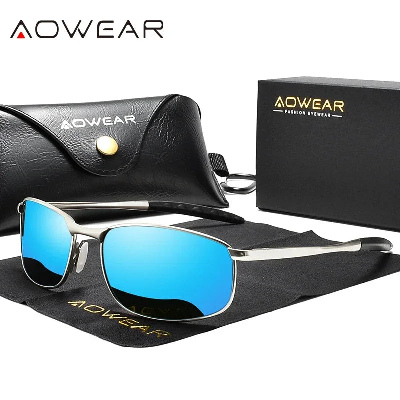 Óculos de Sol AOWEAR Retrô Polarizado UV400