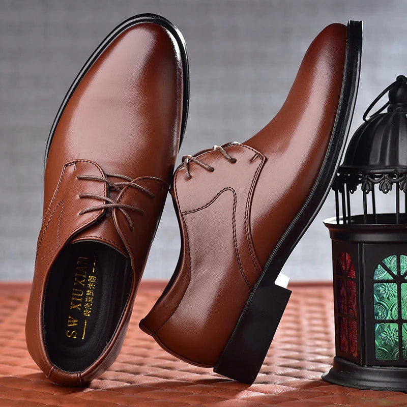 Sapato Social Masculino com Cadarços Elegance