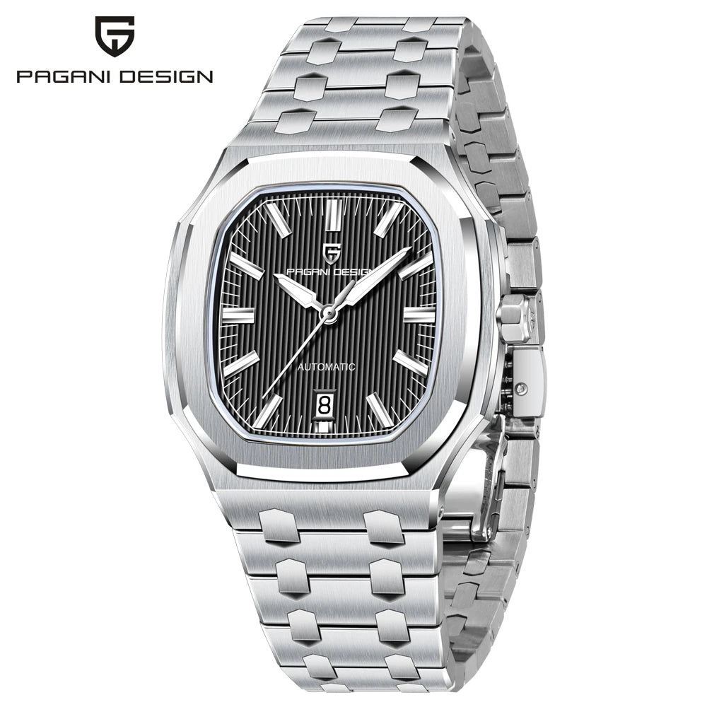 Relógio Masculino PAGANI DESIGN PD-YS033 Automático | Safira e Aço