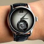 Relógio Masculino MERKUR Tourbillon 42 mm | Safira e Couro