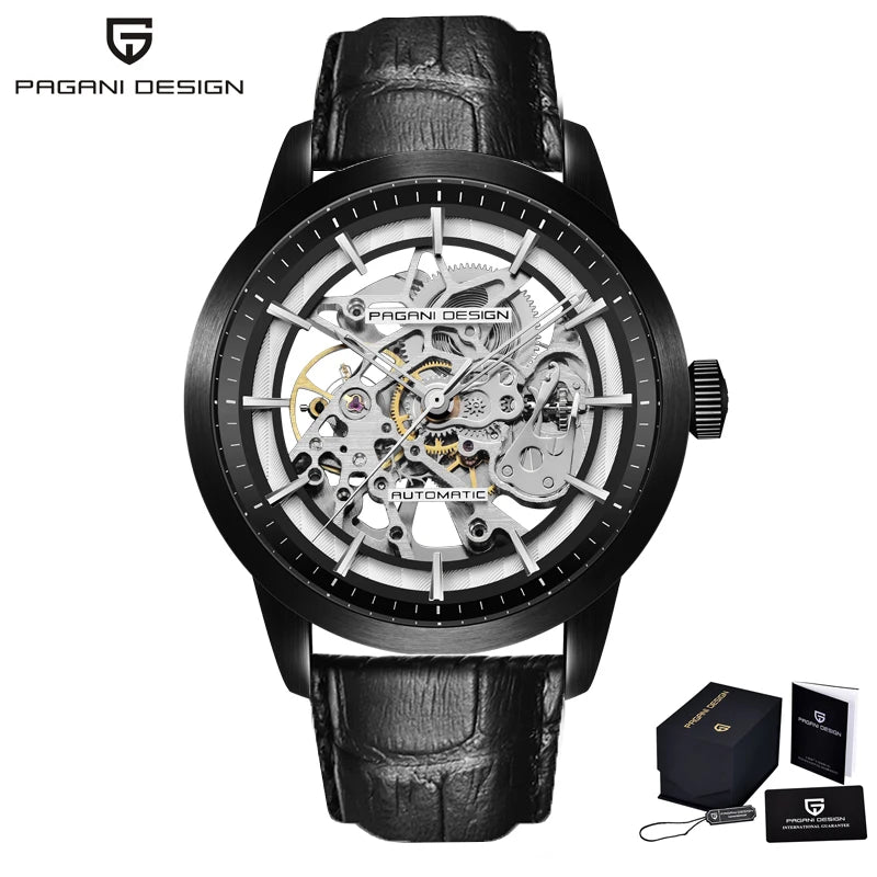 Relógio Masculino PAGANI DESIGN PD-1638 Skeleton Automático