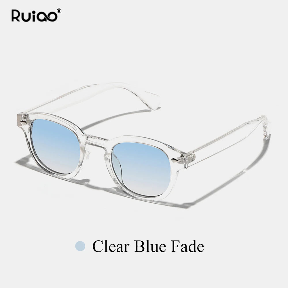 Óculos de Sol Redondo Ruiao Unissex com Proteção UV400