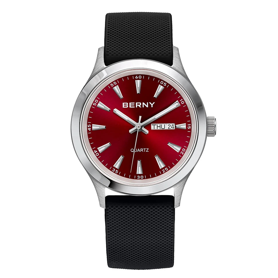 BERNY 2676MSC — Relógio Quartz Japonês Miyota | Elegance 40mm