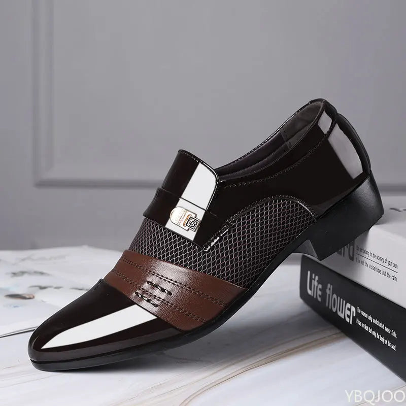 Sapato Masculino Slip-On Casual com Solado de Borracha