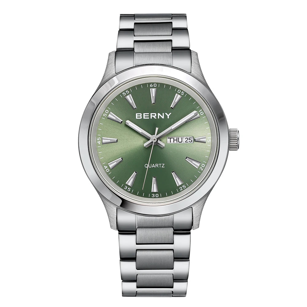 BERNY 2676MSC — Relógio Quartz Japonês Miyota | Elegance 40mm