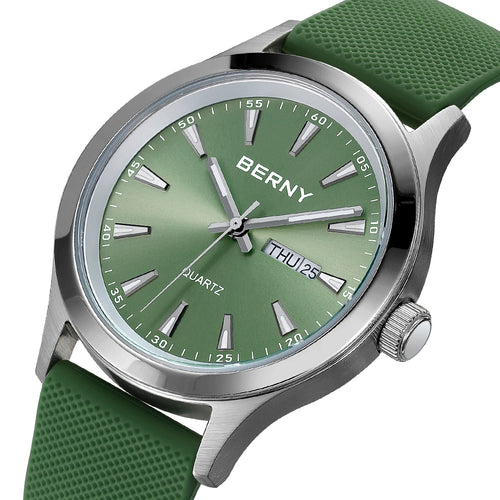 BERNY 2676MSC — Relógio Quartz Japonês Miyota | Elegance 40mm