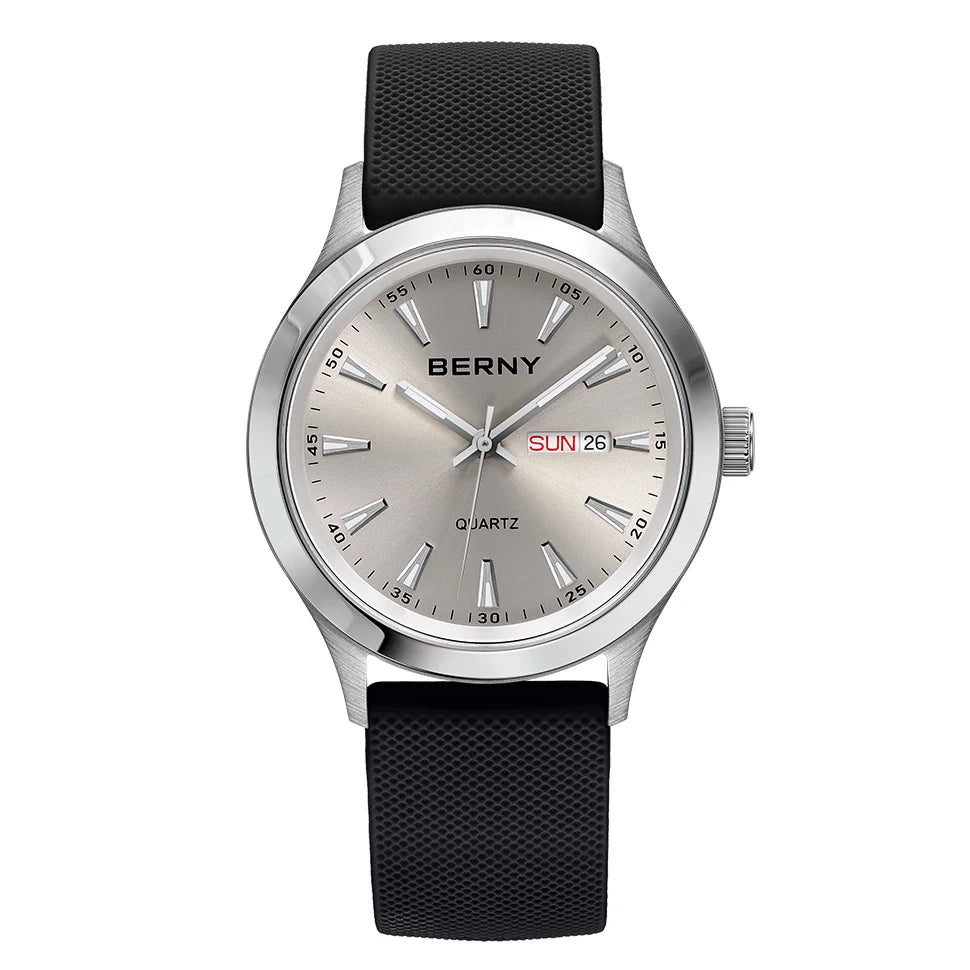 BERNY 2676MSC — Relógio Quartz Japonês Miyota | Elegance 40mm