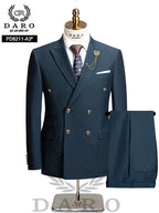 Terno Masculino Slim Fit com Abotoamento Duplo – Paletó e Calça