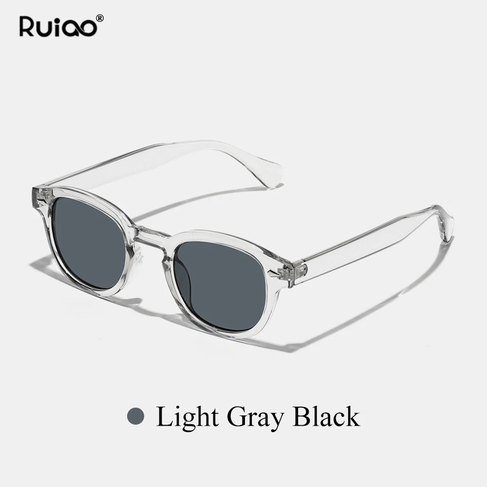 Óculos de Sol Redondo Ruiao Unissex com Proteção UV400