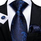 Conjunto Gravata Masculina Clássica 8 cm com Lenço de Bolso