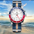 ADDIESDIVE GMT515-24H — Relógio Diver 200m BGW9