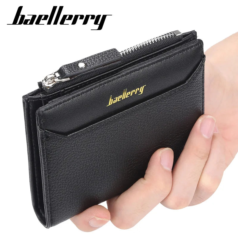 Carteira Baellerry Compacta com Porta-Cartões e Bolso para Moedas