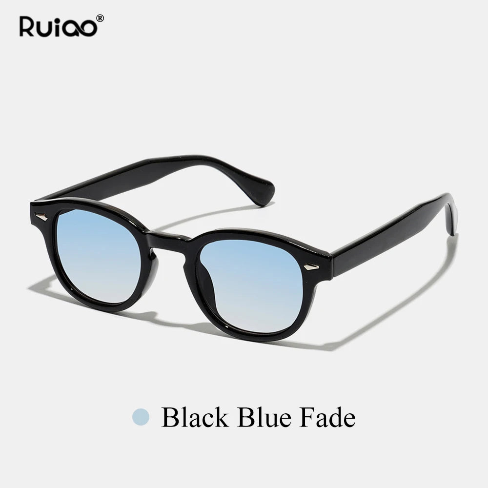 Óculos de Sol Redondo Ruiao Unissex com Proteção UV400