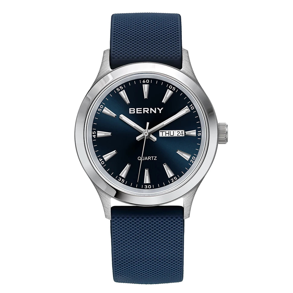 BERNY 2676MSC — Relógio Quartz Japonês Miyota | Elegance 40mm