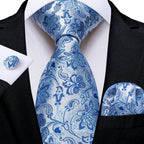 Conjunto Gravata Masculina Clássica 8 cm com Lenço de Bolso