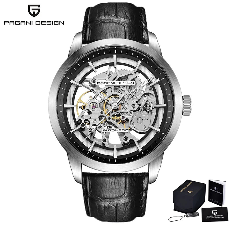 Relógio Masculino PAGANI DESIGN PD-1638 Skeleton Automático