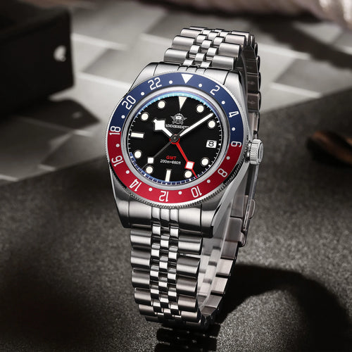 ADDIESDIVE GMT515-24H — Relógio Diver 200m BGW9