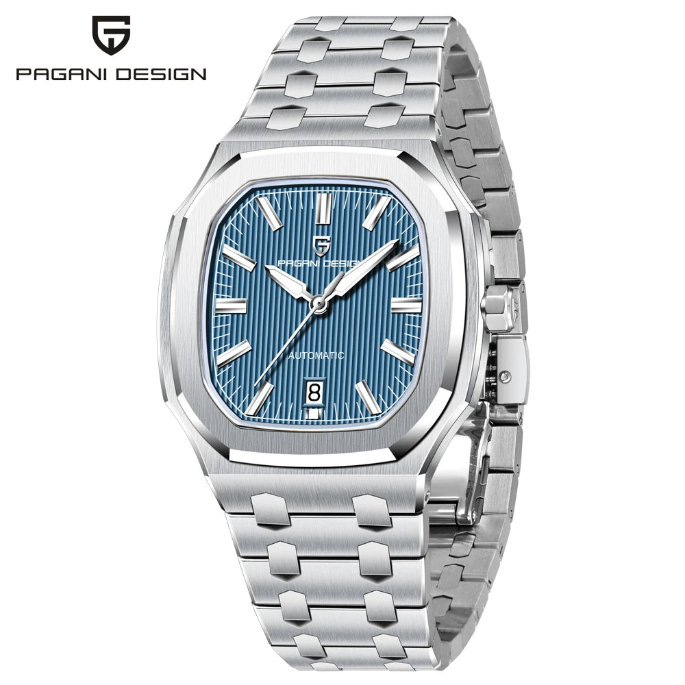 Relógio Masculino PAGANI DESIGN PD-YS033 Automático | Safira e Aço
