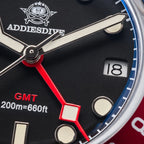 ADDIESDIVE GMT515-24H — Relógio Diver 200m BGW9