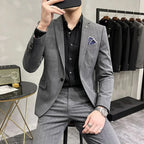 Terno Masculino Slim de Duas Peças – Paletó e Calça